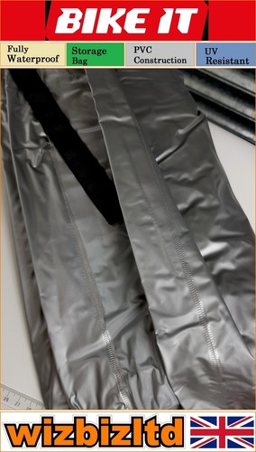 KTM Mini Adventure 50 Senior 2002-2007 Bikeit PVC Grey Rain Cover - Picture 10 of 12