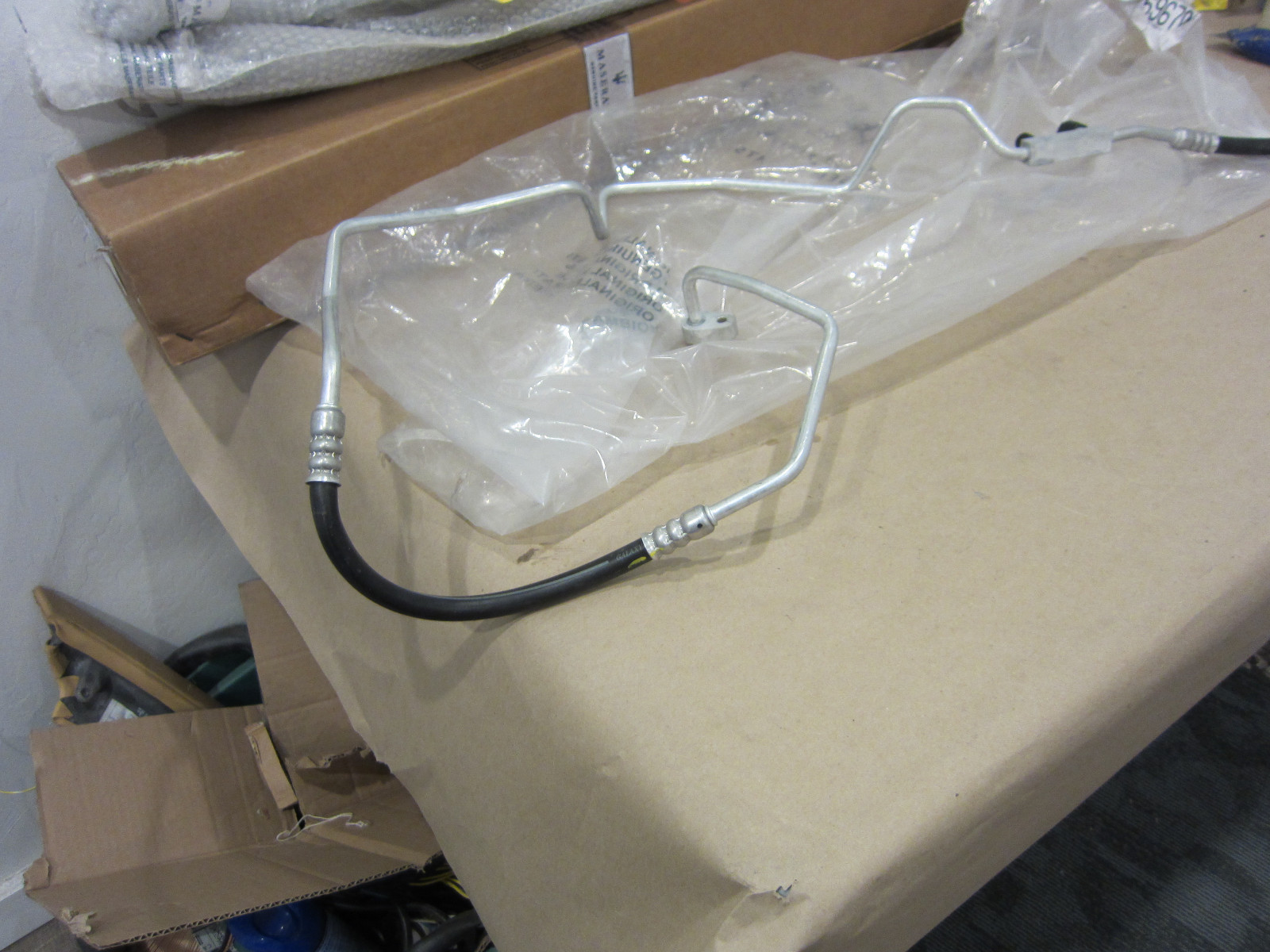Maserati GranTurismo/Cabrio. Pipe From Condenser To Shield. Part# 84696700