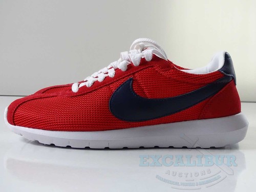 VINTAGE NIKE TRAINERS RARE ROSHE LD 1000 QS SPORT RED/NAVY UK 7 NEW AND BOXED - Picture 2 of 3