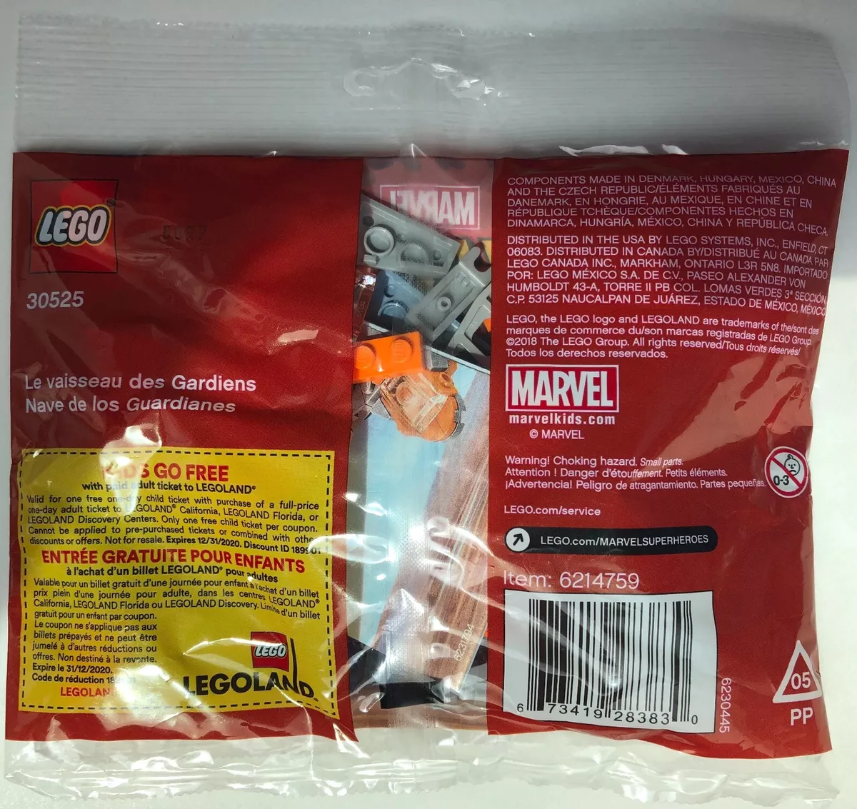 LEGO Marvel Super Heroes Avengers Infinity War The Guardians Ship