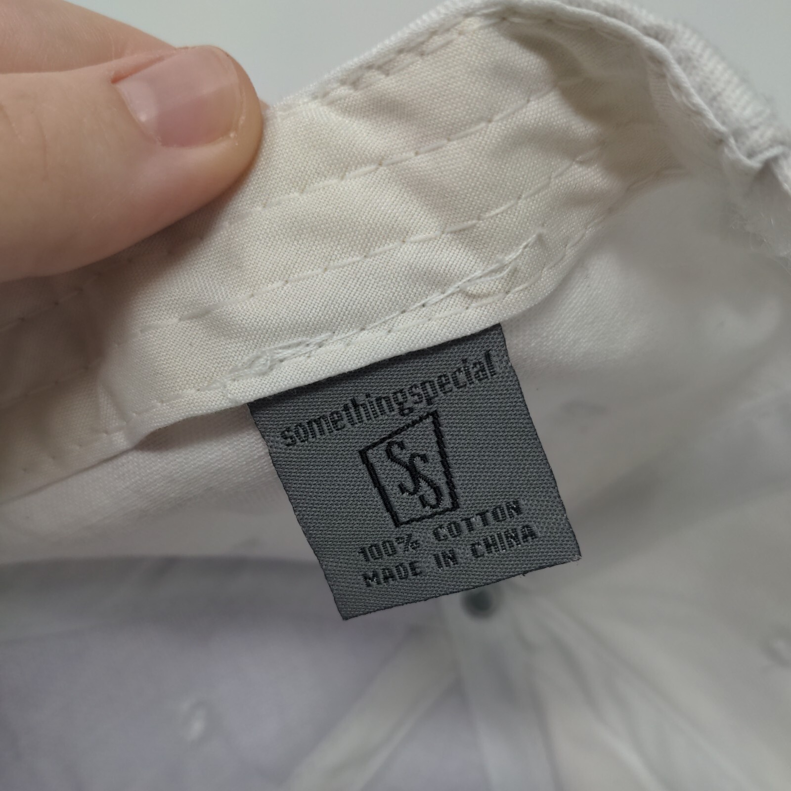 Something Special Strapback Hat White One Size Rh… - image 9