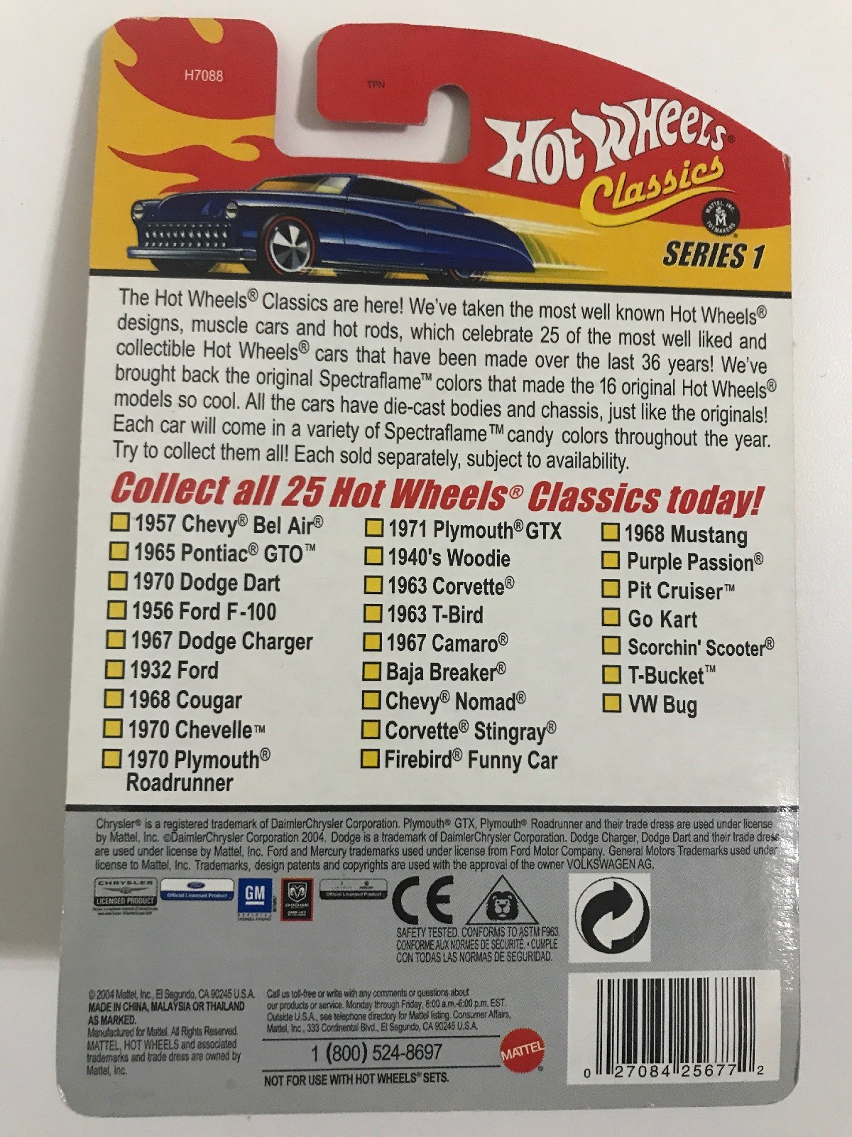 LOT 3 Hot Wheel 2005 Classics series 1 Scorchin' Scooter Pit Cruiser