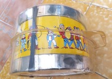 Tamburo Vintage Giocattolo L.A.C. Casalpusterlengo Made in Italy Metallo Nuovo