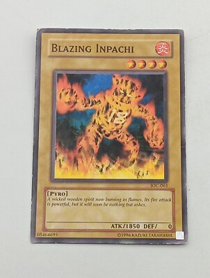 Yu-Gi-Oh Einzelkarte Blazing Inpachi bespielt