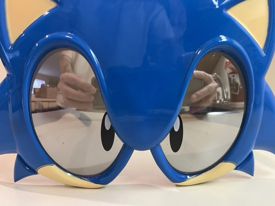 Gafas de sol Sonic The Hedgehog Sun-Staches máscara para adultos tamaño espejado película juegos con disfraces Foto 4 de 4