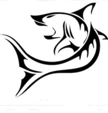 Shark Tribal Vinyl Decal -sticker For Car Truck Bumper Window Wall Laptop Phone