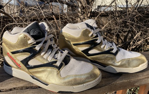 Gold Omni Lite Vintage Athletic Shoes 