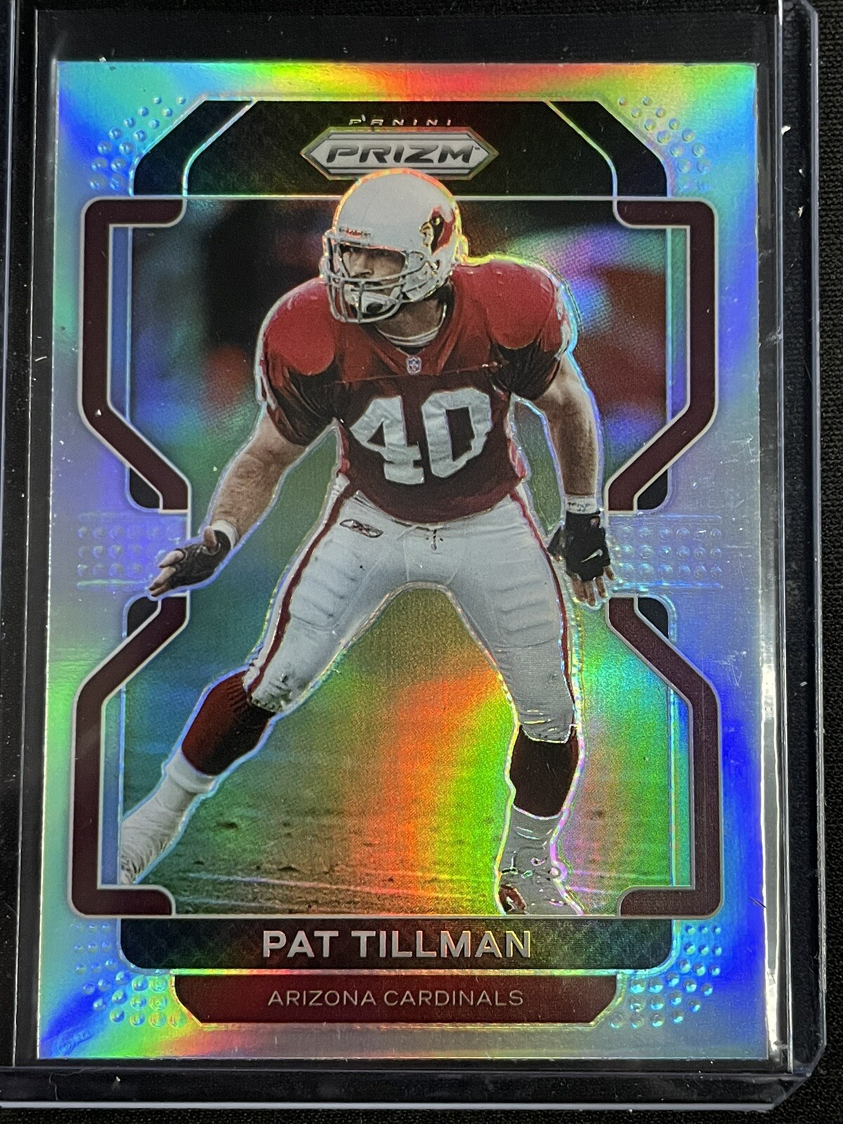 2021 Panini Prizm Football Pat Tillman #83 Silver Prizm Card 83 Cardinals SP
