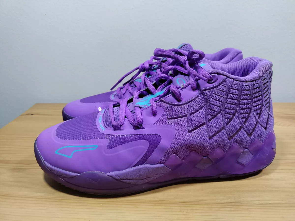 Puma MB.01 Queen City Purple Lamelo Ball US Men's Size 12 RARE 377237-10