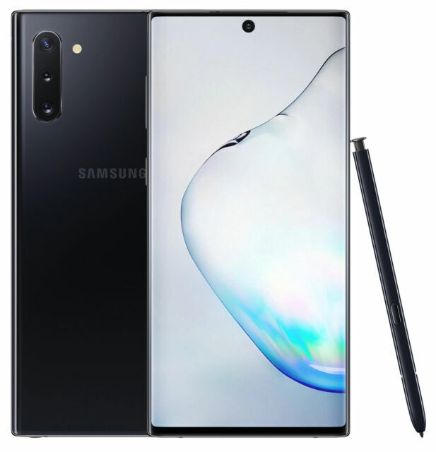 Samsung Galaxy Note10 SM-N970U - 256GB - Aura Black (Unlocked) (Single SIM)