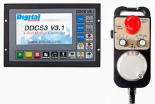 4-Axis CNC Motion Controller Offline DDCS V3.1+4-Axis MPG Pendant Handwheel 5V