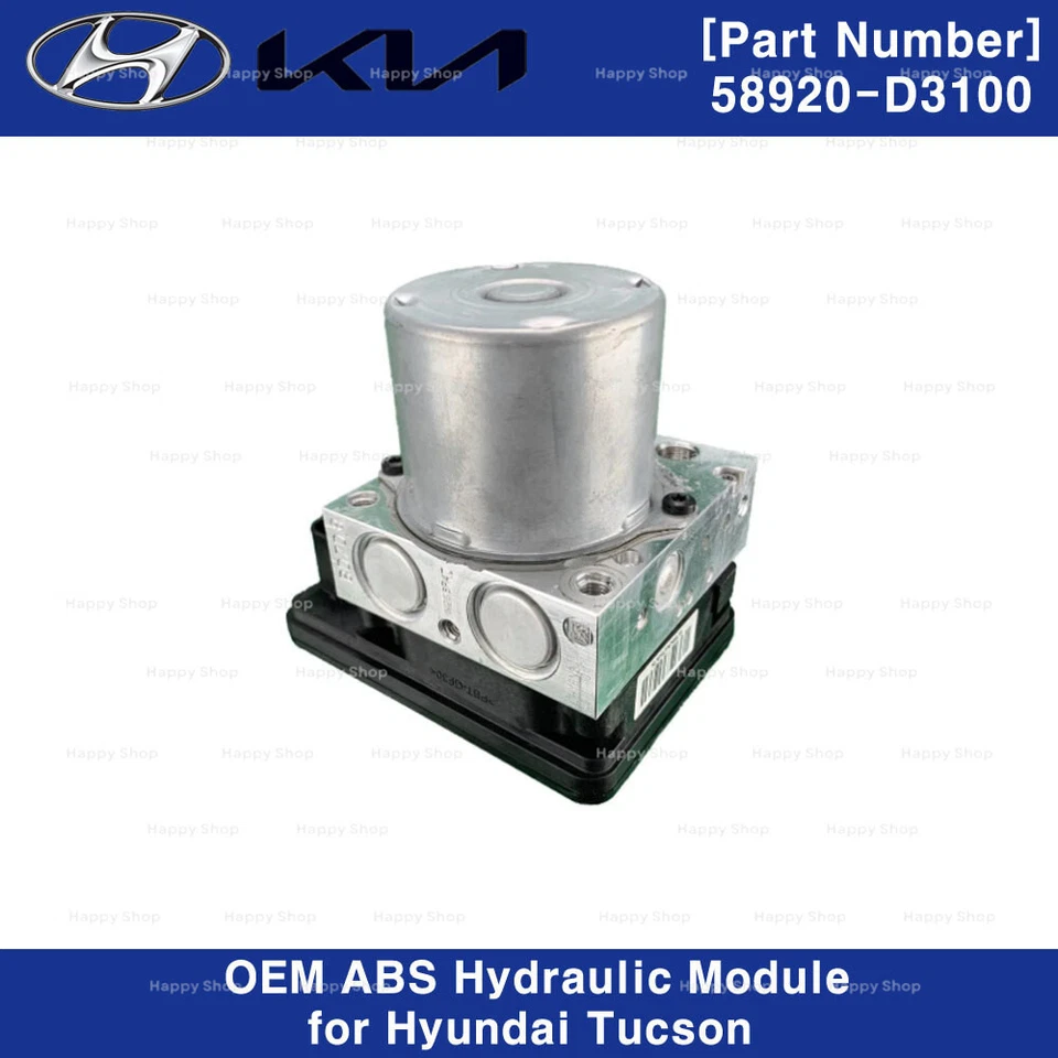 58920D3100 genuino OEM ABS MÓDULO HIDRÁULICO para Hyundai Tucson 2015-2017 Foto 3 de 4