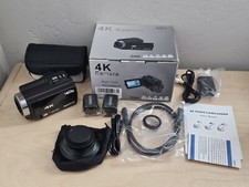 YOLIFE HDV-524KM 4K 48MP Camcorder Wi-Fi Night View 16x Zoom Video Camera