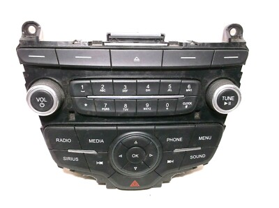 15-16-17-18 FORD FOCUS  RADIO/AUDIO CONTROL PANEL W/SAT RADIO W/O NAVIGATION