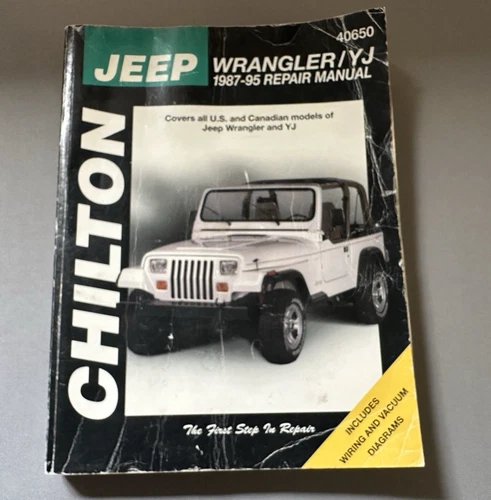 Jeep Wrangler  YJ, 1987-95 - Chilton Repair Manual 40650 Haynes USA  1995
