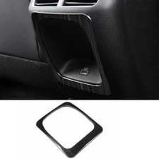 For Hyundai Sonata 2020-2022 Black Titanium Rear USB Socket Control Strip Trim