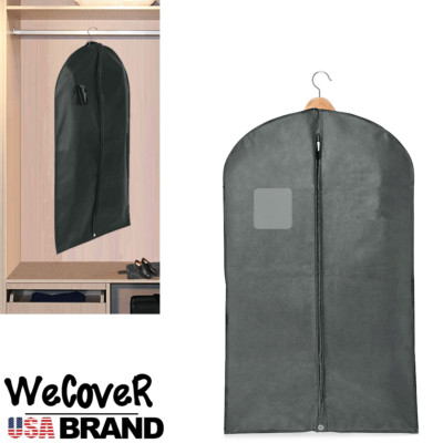 Suit & Garment bag Dress Cover/Storage/Travel Bag dust proof Breathable in Gray