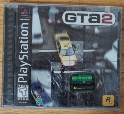 Grand Theft Auto 2 - Sony PlayStation 1 1998 (W/FREE PAGER OFFER