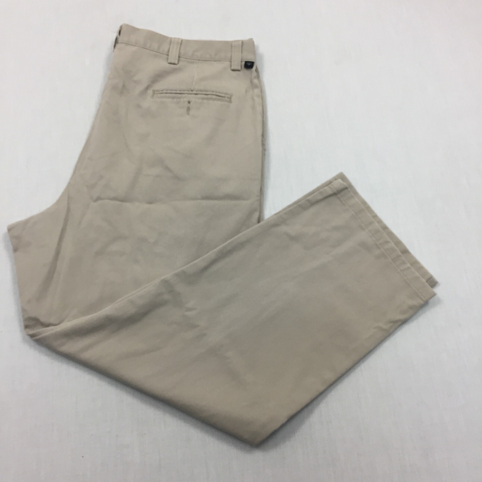 Dockers Chino Trousers Cotton Pants Straight Fit Mens Size 40W 30L Beige