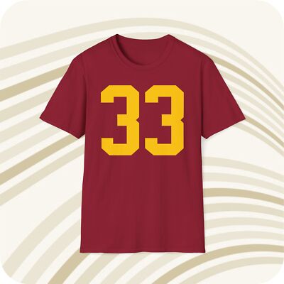 Marcus Allen USC Trojans #33 NCAA Jersey T-Shirt - Front & Back Print
