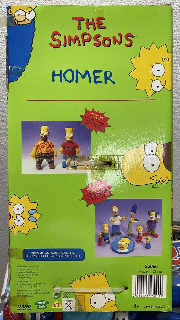 Figure The Simpsons Homer Talking Toy 1997 by FOX Film | eBay