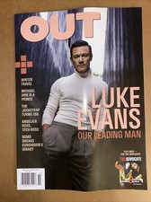 OUT w/ Luke Evans Flip Over the ADVOCATE Will Farrel Magazine Sep/Oct 2024 #317