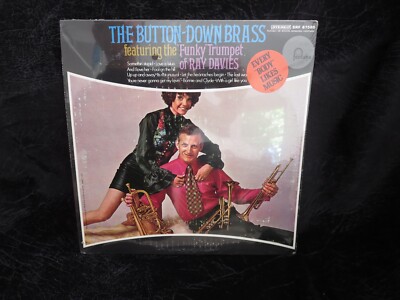 BUTTON-DOWN BRASS Featuring The Funky Trumpet Of Ray Davies USA NOS NEW SEALED 