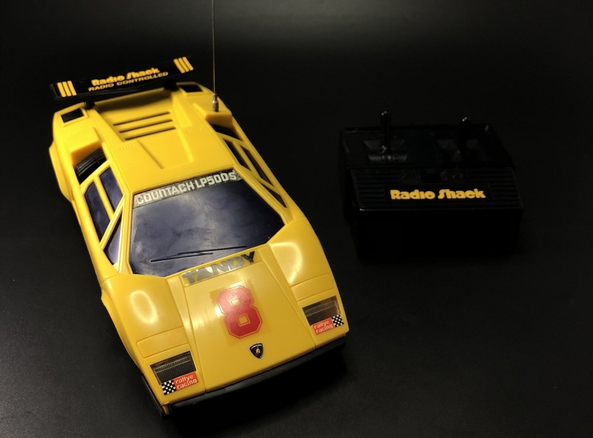 Radio Shack Lamborghini Countach Remote Control Car Vintage Radio