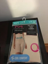 NEW SIZE SMALL WOMEN MAIDENFORM FLEXEES ANTI-CELLULITE HI WAIST THIGH SLIMMER