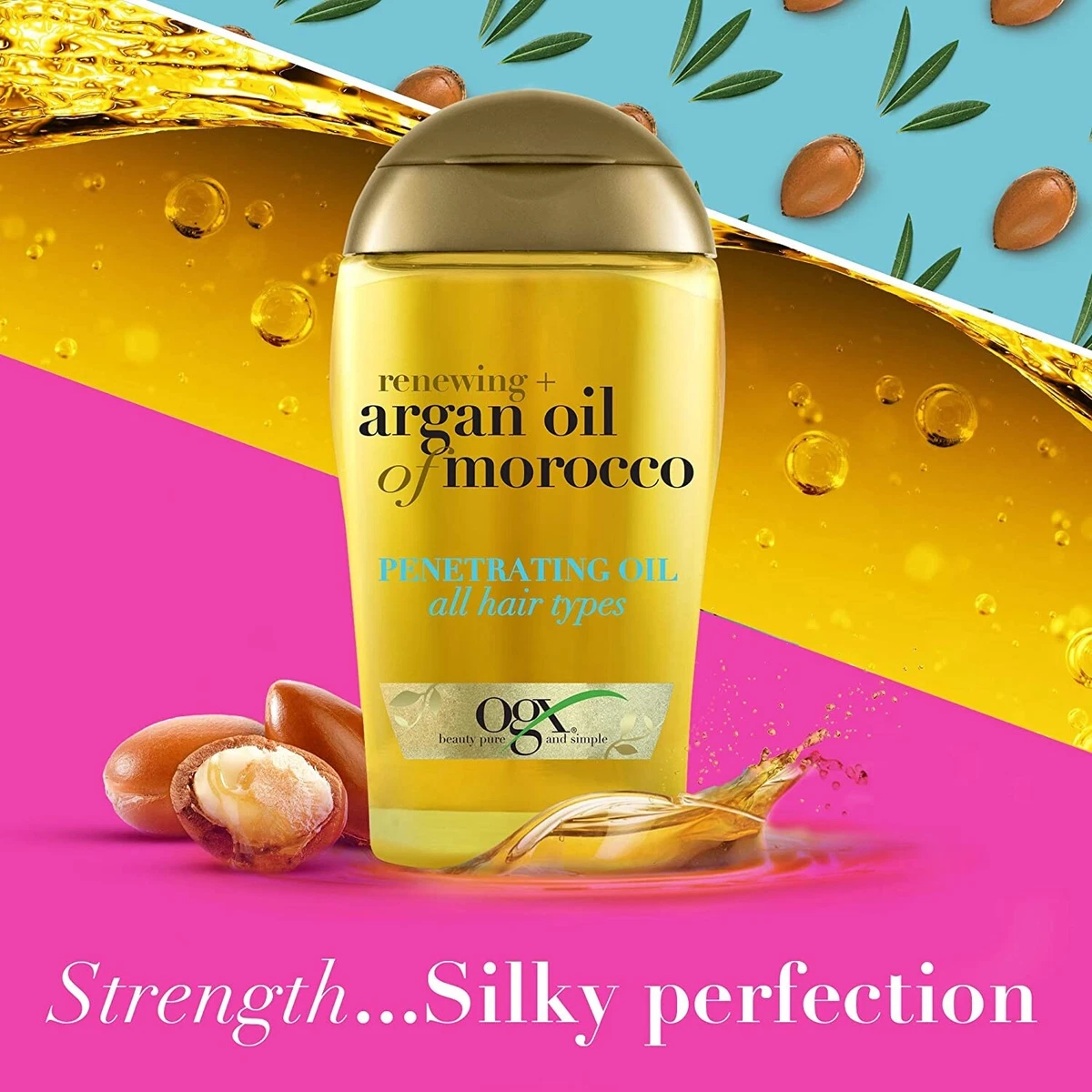 OGX Moroccan Argan Oil + Coconut Milk Anti-Breakage Serum (NEW FORMULA)  100ml | eBay