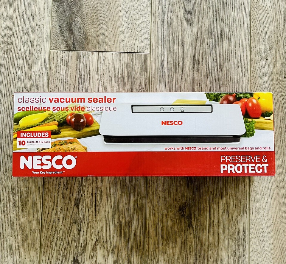 Nesco VSC1 Classic Food Vacuum Sealer Preservation Must Have for