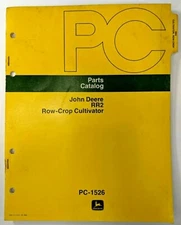 Vintage John Deere Parts Catalog PC-1526 OEM RR2 Row Crop Cultivator