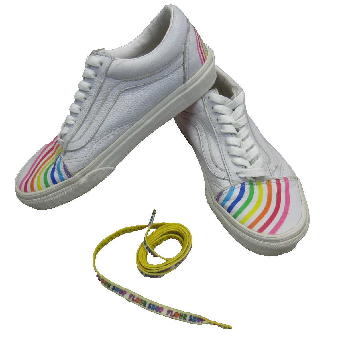 Scarpe sneakers VANS Oldol Skool Flou Shop uom 6 5na d 8rcobaleno arcob pellea