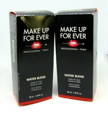 MAKE UP FOR EVER WATER BLEND Face & Body Foundation 1.69oz/50ml Choose Shade