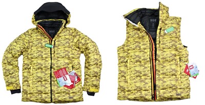 Helly Hansen Men's Down Axamer Jacket Size XL HOD Collection Vest Ski Waterproof