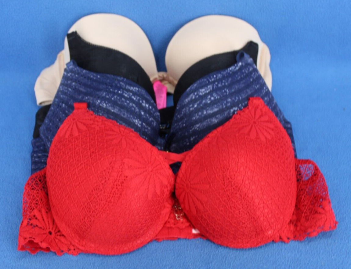La Senza Lily of France & more UW Thick Padded Push Up Bra Lot