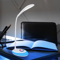 Led Schreib Nacht Tisch Leuchte Deko-Rgb Verstellbar Touch Dimmbar Lese Lampe