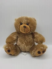 Hit Wear Teddy Bear Brown Plush Stuffed Animal Gift Toy Sitting 8”