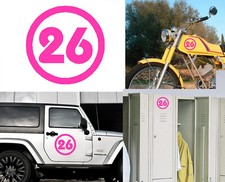 Number 26, Sticker Vinyl Version v2b