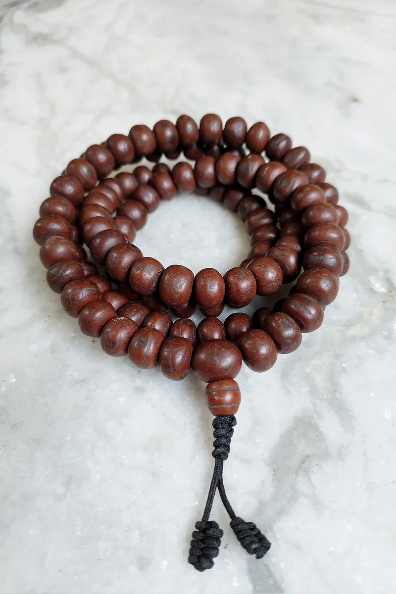 Bodhi seed mala - 12 mm – Tibetan Treasures