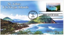 AO- C145, 2008, St Johns US Virgin Islands, 94 cent. Scenic American Landscapes,