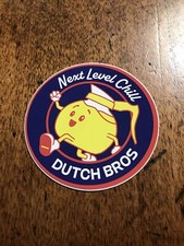 Dutch Bros Sticker, Next Level Chill Running Coffee Pot