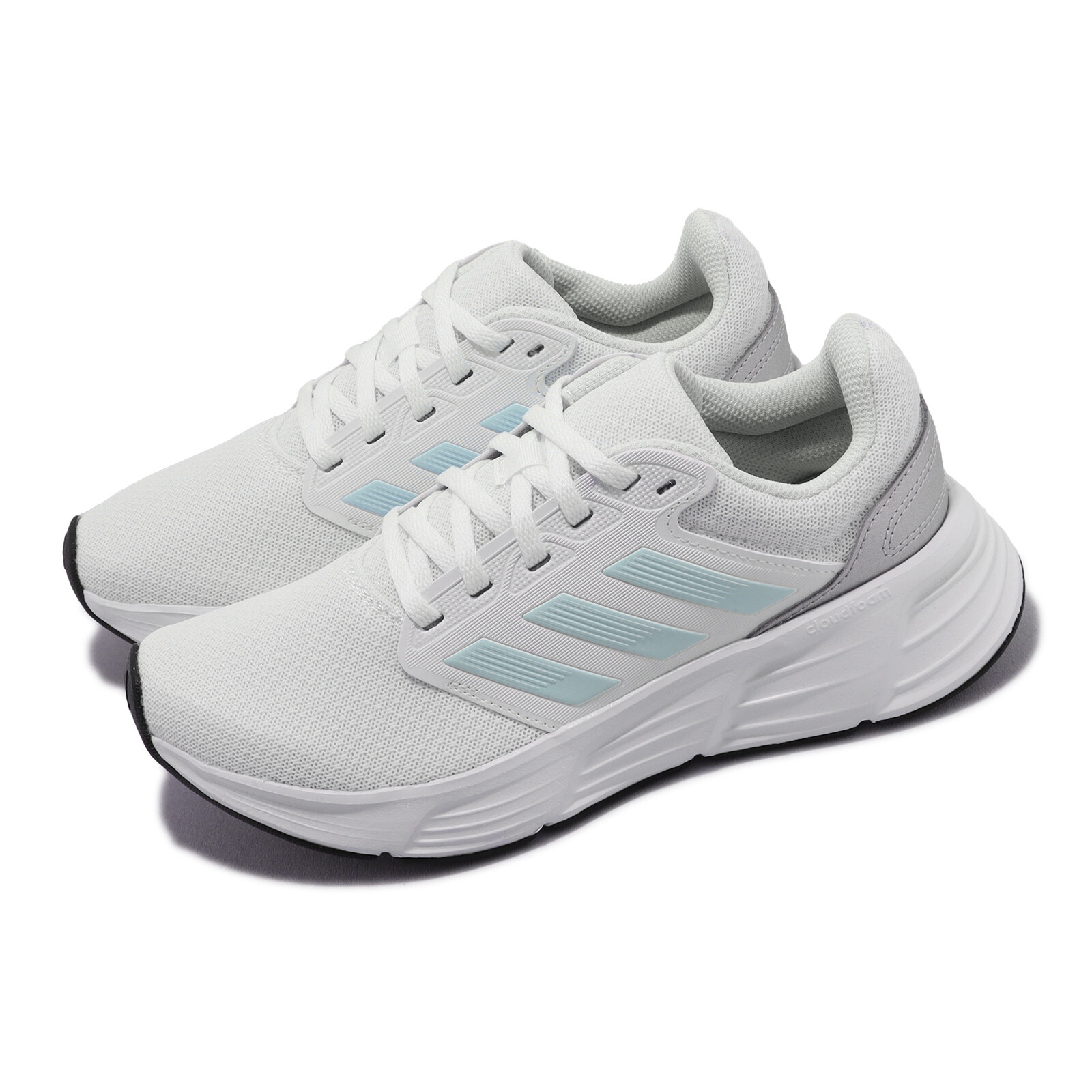 adidas Galaxy 6 OM W Бело-синяя женская спортивная обувь для бега Кроссовки HP6646