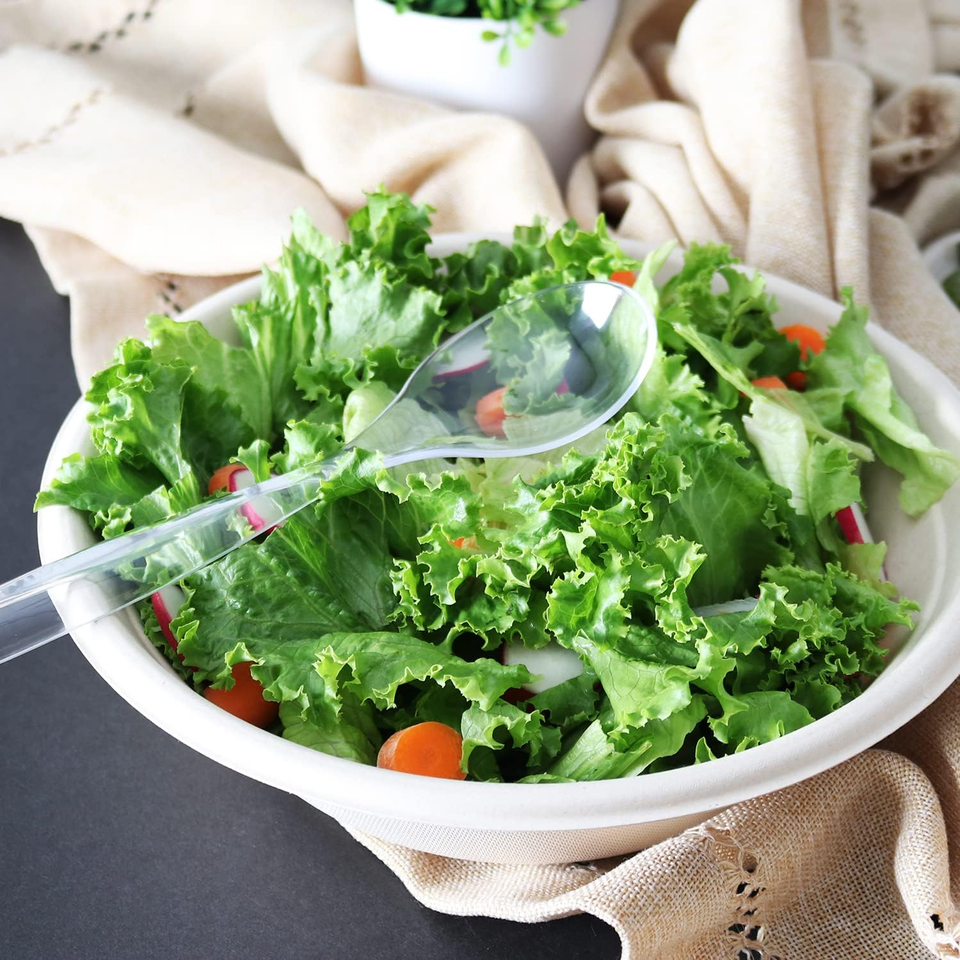 Set of 12 Heavy Duty Disposable Plastic Serving Utensils, Four 10