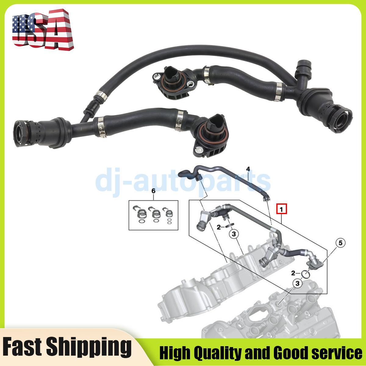 Crankcase Ventilation PCV Pipe 11158637873 for BMW 5 6 7 Serise 550i ...