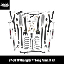 4 Inch Long Arm Lift Kit For 97-06 Jeep Wrangler Tj