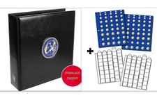 PREMIUM BINDER ALBUM MAXI FOR EURO SERIES COINS + NEUTRAL SHEETS OF YOUR CHOICE