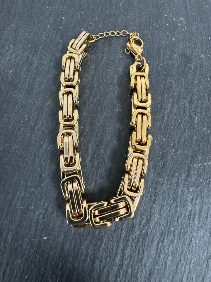 Königsarmband Armband Gewicht ca 42,40 Gramm 8 mm Länge 19+4 cm - Bild 4 von 4