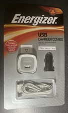 For CAR & WALL Energizer Combo Charger W/ Cable for iPod, iPhone 4S & iPad - NEW