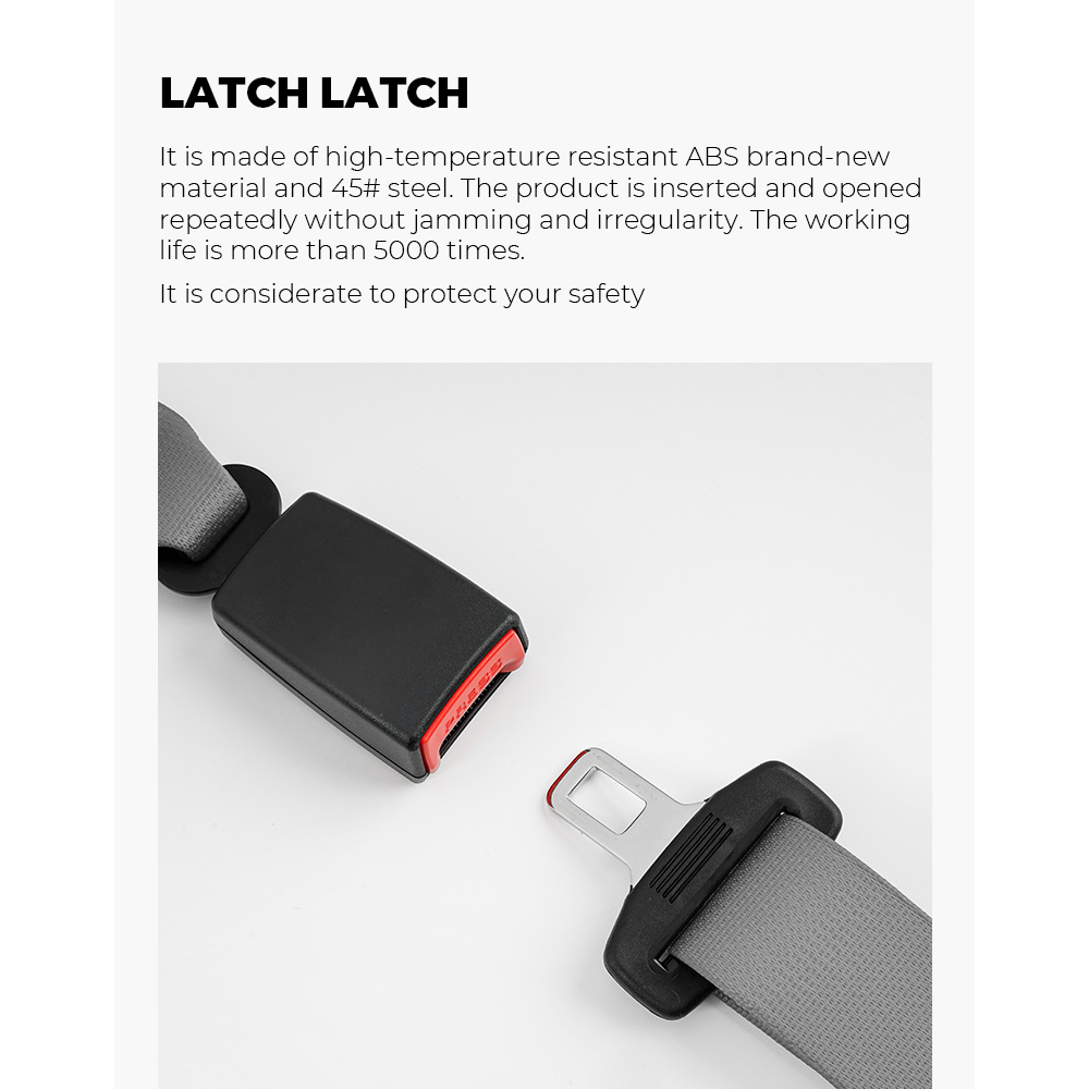 Universal 3 Point Inertia Seat Belts Retractable Car Safety Belt